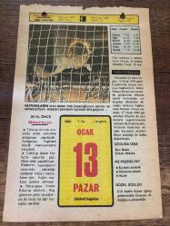 13 OCAK 1980 - TAKVİM YAPRAĞI - DOĞUM GÜNÜ HEDİYESİ - HÜRRİYET TAKVİMİ - HAREM'İN SIRRI ROMANI - Orduya bağlı Mesudiye'de 