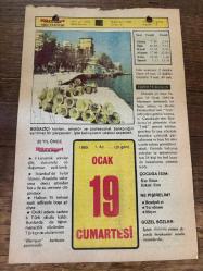 19 OCAK 1980 - TAKVİM YAPRAĞI - DOĞUM GÜNÜ HEDİYESİ - HÜRRİYET TAKVİMİ - HAREM'İN SIRRI ROMANI - Ord. Profesör Arkeolog Arif Müfit Mansel'in ölümü (1975) - Profesör Dr. Tevfik Remzi Kazancıgil'in ölümü - 1. Dünya Savaşı'nda Galiçya'da Türk zaferi (1917)