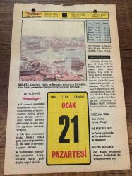 Efemera - 21 OCAK 1980 - TAKVİM YAPRAĞI - DOĞUM GÜNÜ HEDİYESİ - HÜRRİYET TAKVİMİ - HAREM'İN SIRRI ROMANI - İş ve İşçi Bulma Kurumu'nun kuruluşu (1946) - Gazi Ahmet Muhtar Paşa'nın ölümü (1919) - Piyale Paşa'nın ölümü (1578) - kitantik - kitaLog