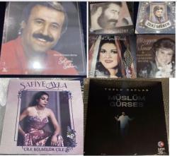 7  PLAK LP  Selami Şahin  Seninle Başım Dertte Zeki Müren Sorma Gülden Karaböcek Dilek Taşı 45'lik Kayıt  RESİTALLER 1 AHMET KAYA SAFİYE AYLA ÇİLE BÜLBÜLÜM ÇİLE Müslüm Gürses Tozlu Raflar -- Akşam oldu hüzünlendim ben yine MÜZEYYEN SENAR SIFIR JELATİNLİ AMBALAJINDADIR