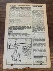 26 OCAK 1980 - TAKVİM YAPRAĞI - DOĞUM GÜNÜ HEDİYESİ - HÜRRİYET TAKVİMİ - HAREM'İN SIRRI ROMANI - Kars'ta 