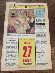 27 OCAK 1980 - TAKVİM YAPRAĞI - DOĞUM GÜNÜ HEDİYESİ - HÜRRİYET TAKVİMİ - HAREM'İN SIRRI ROMANI - Hatay Antlaşması'nın imzalanması (1937) - Şair Nefi'nin katli (1635)