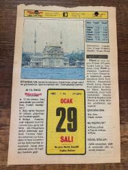 29 OCAK 1980 - TAKVİM YAPRAĞI - DOĞUM GÜNÜ HEDİYESİ - HÜRRİYET TAKVİMİ - HAREM'İN SIRRI ROMANI - Atatürk'ün Lâtife hanımla evlenmeleri (1923)