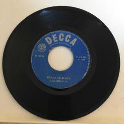 Los Bravos / Black Is Black - I Want A Name / Turkey 1966 / 45'lik / *pop rock*