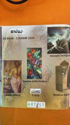 ARTİST MODERN DERGİSİ - EKİM 2006 - SÜLEYMAN ÖZDERİN - GÜLSELİ İNAL - ZİYA GÜREL - GÜLTEKİN ÇİZGEN - ŞELALE KORKUT - HALİL UYSAL - AHMET GÜNEŞTEKİN - ÜMİT GEZGİN - ABDÜLKADİR GÜNYAZ - NECMİ KARKIN - YAHŞİ BARAZ - GÜLGÜN BAŞARIR - ERHAN ERSÖZ - SERDAR BAŞARAN - JOAN MIRÓ - MAN RAY - ITZHAK GOLDBERG - KAYA ÖZSEZGİN - THEODOROS METHOKITES - THOMAS WHITTEMORE - JOAN PRATS - JOSEP LLUIS SERT - FIGÜRATİF/NONFIGÜRATİF SANATTA ONTOLOJİK YAKLAŞIM - REMBRANDT’IN 400. YAŞI - BAKAKALDIĞIMIZ BAŞYAPITLAR - TÜRK PLASTİK SANATLAR ARŞİVİ - PARİS’TE MÜZEHHEER BİLEN PASİN SERGİSİ - GÜNEŞİN İZİNDE MİTOLOJİK YOLCULUKLAR - GALERİCİLİKTE ZANAAT VE ZORLUK - MİRÓ VAKFI VE BARCELONA’DAKİ MÜZE - MIRÓ & JOSEP LLUÍS SERT ORTAKLIĞI - KANDINSKY VE SOYUTLAMANIN DOĞUŞU - RODIN’İ ANLAMAK - TÜRK SANATÇISI DÜNYA SANATÇISI MI? - OSMANLI DONANMA GEMİLERİ RESİM KOLEKSİYONLARI    - 60 SAYFA