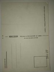 Galata Kulesi ve İstanbul manzarası Kartpostal 16x11 ebatında