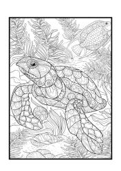 Sürüngen Hayvanlar Mandala Boyama Kitabı (48 Mandala)