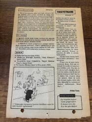 19 ŞUBAT 1980 - TAKVİM YAPRAĞI - DOĞUM GÜNÜ HEDİYESİ - HÜRRİYET TAKVİMİ - VASİYETNAME ADLI ROMAN - Halkevleri'nin kuruluşu (1932) - Nevşehir'in ilçesi Gülşehir'de 