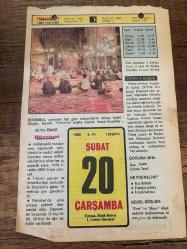 20 ŞUBAT 1980 - TAKVİM YAPRAĞI - DOĞUM GÜNÜ HEDİYESİ - HÜRRİYET TAKVİMİ - VASİYETNAME ADLI ROMAN - Genç Osman'ın katli (1622) - Boğaziçi Köprüsünün temel atma töreni (1970) - İşçi Sendikalarının kuruluşu (1974)
