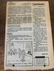 21 ŞUBAT 1980 - TAKVİM YAPRAĞI - DOĞUM GÜNÜ HEDİYESİ - HÜRRİYET TAKVİMİ - VASİYETNAME ADLI ROMAN - Gümüşhane'nin ilçesi Bayburt'un kurtuluşu - 