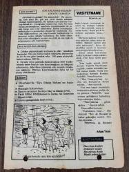 23 MART 1980 - TAKVİM YAPRAĞI - DOĞUM GÜNÜ HEDİYESİ - HÜRRİYET TAKVİMİ - VASİYETNAME ADLI ROMAN - Malazgirt'in kurtuluşu - Tiyatro oyuncusu Şevkiye May'ın ölümü (1973) - Fatih Millet Kütüphanesi'ni kuran Ali Emiri'nin ölümü - Uranus gezegeninin keşfi (1781)