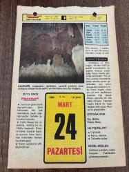 24 MART 1980 - TAKVİM YAPRAĞI - DOĞUM GÜNÜ HEDİYESİ - HÜRRİYET TAKVİMİ - VASİYETNAME ADLI ROMAN - Ünlü İktisatçı Tarihçi ve Biyografi yazarımız Şevket Süreyya Aydemir'in ölümü (1974) - Ünlü romancı Jules Verne'nin ölümü (1905) - Tütünün Avrupa kıtasına girişi (1561)