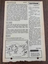 8 NİSAN 1980 - TAKVİM YAPRAĞI - DOĞUM GÜNÜ HEDİYESİ - HÜRRİYET TAKVİMİ - VASİYETNAME ADLI ROMAN - Şer'iye mahkemelerinin lağvı (1924) - Nusretiye Camisinin ibadete açılışı (1826)