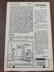 21 NİSAN 1980 - TAKVİM YAPRAĞI - DOĞUM GÜNÜ HEDİYESİ - HÜRRİYET TAKVİMİ - VASİYETNAME ADLI ROMAN - Mardin'de 