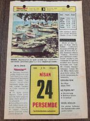 24 NİSAN 1980 - TAKVİM YAPRAĞI - DOĞUM GÜNÜ HEDİYESİ - HÜRRİYET TAKVİMİ - VASİYETNAME ADLI ROMAN - İlk hayvan hastanesinin açılışı (1927) - 2. Beyazıt'ın, oğlu Yavuz Sultan Selim için tahttan feragati (1522)