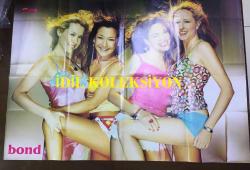 BOND GIRLS MÜZİK GRUBU, NO DOUBT, KYLIE MINOGUE & EVANESCENCE BÜYÜK BOY POSTERİ - ARKALI ÖNLÜ - Heygirl Eki - 86 x 60 cm EBADINDA