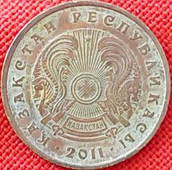 KAZAKİSTAN 10 Tenge, 2011 ÇT