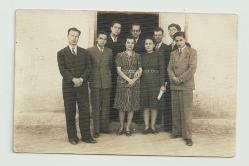FOTO HÜSNÜ / 1943 ERZURUM ÖĞRETMEN ARKADAŞLARLA HATIRA FOTOĞRAFI...
