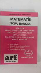 Arf Yayınları 9. Sınıf MATEMATİK Soru Bankası - (SIFIR KULLANILMAMIŞ KİTAP)