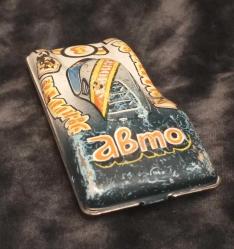 AR.001 ESKİ TENEKE OYUNCAK YARIŞ ARABASI  VINTAGE SOVYET RUS TENEKE YARIŞ ARABASI