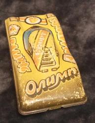 AR.001 ESKİ TENEKE OYUNCAK YARIŞ ARABASI  VINTAGE SOVYET RUS TENEKE YARIŞ ARABASI