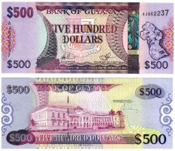 GUYANA 500 DOLAR ÇİL