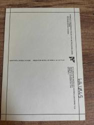 Sıraltı tekniğinde stilize gül motifli iznik çinisi 16.y.y. 2. Yarısı Hürrem sultan türbesi  Kartpostal 17 x12 cm ebatında