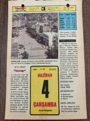 Efemera - 4 HAZİRAN 1980 - TAKVİM YAPRAĞI - DOĞUM GÜNÜ HEDİYESİ - HÜRRİYET TAKVİMİ - DESTAN GİBİ ADLI ROMAN - Yazar Fikret Adil'in ölümü (1973) - Şair Ahmet H&acirc;şim'in ölümü (1933) - Sultan Aziz'in intiharı (1876) - kitantik - kitaLog