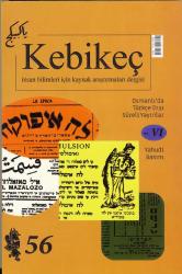 KEBİKEÇ İnsan Bilimleri İçin Kaynak Araştırmaları Dergisi, 1995 - 2025, Yıl: 1 - 30, Sayı: 1 - 59 [TAM TAKIM]