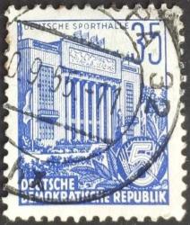 +++ ALMANYA DDR SPOR SALONU , BERLİN       1953    - DAMGALI
