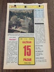 15 HAZİRAN 1980 - TAKVİM YAPRAĞI - DOĞUM GÜNÜ HEDİYESİ - HÜRRİYET TAKVİMİ - DESTAN GİBİ ADLI ROMAN - Romancı Peyami Safa'nın ölümü (1961) - Pazarola Hasan Bey'in ölümü (1926) - Darüşşafaka'nın kuruluşu (1873)