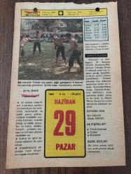 29 HAZİRAN 1980 - TAKVİM YAPRAĞI - DOĞUM GÜNÜ HEDİYESİ - HÜRRİYET TAKVİMİ - DESTAN GİBİ ADLI ROMAN - Türkiye'nin en yaşlı adamı Zaro Ağa'nın 159 yaşında ölümü (1934) - Balkan Savaşı'nın başlaması (1913)