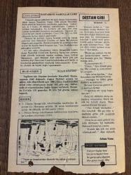 6 AĞUSTOS 1980 - TAKVİM YAPRAĞI - DOĞUM GÜNÜ HEDİYESİ - HÜRRİYET TAKVİMİ - DESTAN GİBİ ADLI ROMAN - 2. Dünya Savaşı'nda Amerikalılar tarafından Japonya'nın Hiroşima şehrine ilk atom bombasının atılışı. 66.000ölü, 69.000 yaralı (1945) - 1. Dünya Savaşı'nda düşman birliklerinin Anafartalar'a asker çıkarması (1915)