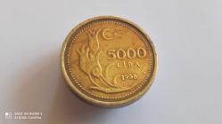 5000 LİRA 1998