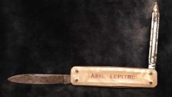 Ç.007 ESKİ SEDEF MALZEMEDEN ÜRETİLMİŞ 'ABEL LEPITRE'   ÇAKI