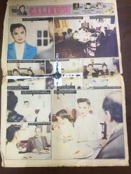 HÜRRİYET KELEBEK GAZETESİ, 19 ŞUBAT 1983 (2 SAYFA, TEK YAPRAK) - (AÇIKLAMAYI OKUYUNUZ) - İŞTE ALTIN SANATÇILAR, İBRAHİM TATLISES, BARIŞ MANÇO, KADİR İNANIR, AHMET ÖZHAN, YILDIRIM GÜRSES, ATİLLA ÖZDEMİROĞLU, BELKIS AKKALE, AJDA PEKKAN, TÜRKAN ŞORAY, EMEL SAYIN, SEZEN AKSU - ÇALIKUŞU FOTO ROMANI, SEZEN AKSU