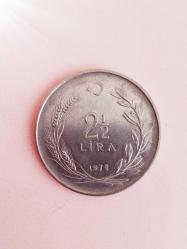 2.5 LİRA 1978 DÜZ