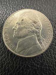 ABD Amerika 5 Cent 2000 D