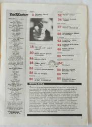 YENİ GÜNDEM Haftalık Haber Dergisi, 1986 - 1988, Sayı: 1 - 37, 40, 43, 45, 47 - 54, 56 - 59, 61, 65, 69, 71, 73, 74, 76, 77, 79, 81, 86, 87, 91, 96 [66 SAYI]