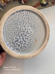 Almanya Stein Kalay Kapaklı Kobalt mavisi MR Orijinal damgalı Dansçılar görsel Kabartmalı Porselen Tankart