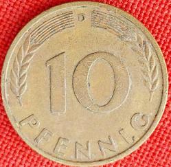 ALMANYA 10 Fenik, 1968 ÇÇT 