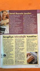 HAFTASONU DERGİSİ - 14-20 ARALIK 2005  - EBRU DESTAN - MEHMET ASLAN - FAHRETTİN ASLAN - FERHAN KAYA POROY - ÇAĞLA ŞIKEL - BUKET SAYGI - ÇELİK - KADİR İNANIR - SELİN ÖZKÖK KARACEHENNEM - AHMET İNAM - DERIN MERMERCI - NIL - HEVES EKİNCİ - AYLIN BENARDETE - CEM UZAN - MELAHAT UZAN - ESRA BALAMIR - GÜLİZ ONURSAL - BILGÜN DERELİ - YASEMIN ALOĞLU - MUZAFFER KUSHAN  - GÜZEL OLMAK PAHALIYA PATLIYOR - EBRU DESTAN - AŞK TEKNOLOJİYE YENİLDİ - BABAMIN ECEL TERİ - ÇAĞLA ŞIKEL KUAFÖRÜNE Mİ GİDİYOR - SANAL İHANETİN İPUÇLARI - SEVGİLİYE TEKNOLOJİK TUZAKLAR - MESAJLA MOTİVASYON HADİSESİ - TACİZ SKANDALI - YÜZSÜZLÜĞÜN ÜSTÜ ÖRTÜLÜYOR - SANAL ALDATMA ARTIYOR - NİLZEDELER ÇOĞALIYOR - 82 SAYFA