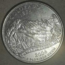 AMERİKA 2006 P   25 CENT ÇEYREK DOLAR HATIRA COLORADO
