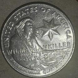 AMERİKA  2022 D    25 CENT ÇEYREK DOLAR HATIRA  WILMA MANKILLER