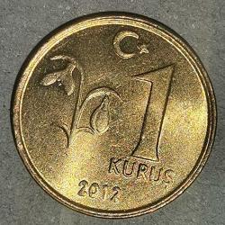 TÜRKİYE 2012   1 KURUŞ
