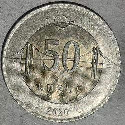 TÜRKİYE  2020   50 KURUŞ