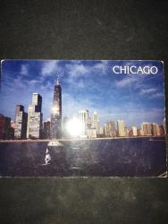 Chicago manzarası görünüşü Avanti Card Yayınları Kartpostal 16x12 ebatında