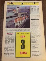 3 EKİM 1980 - TAKVİM YAPRAĞI - DOĞUM GÜNÜ HEDİYESİ - HÜRRİYET TAKVİMİ - DESTAN GİBİ ADLI ROMAN - İstanbul Sarayburnu'nda Atatürk heykelinin açılışı - Mudanya Konferansı (1922)