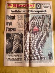 İsmet İnönü'nün  Vefat haberi'' Gazeteleri