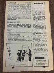 20 EKİM 1980 - TAKVİM YAPRAĞI - DOĞUM GÜNÜ HEDİYESİ - HÜRRİYET TAKVİMİ - DESTAN GİBİ ADLI ROMAN - Ord. Prof. Dr. Bedri Karafakioğlu'nun öldürülmesi - Kastamonu Şeker Fabrikası'nın açılışı (1962) - Fransızların Anadolu'dan çekilişi (1921) - Navarin'de Türk donanmasının baskına uğraması
